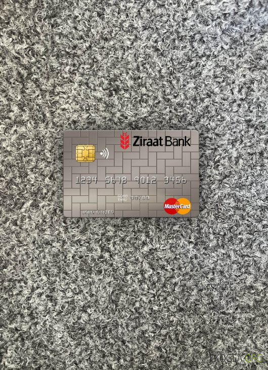 Ouzbékistan Ziraat Bank mastercard photolook recto